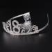 Frcolor 18th Birthday Crown Headband for Women | Crystal Silver Tiara with Combs | Perfect Gift for 18th Birthday Celebrations - Buy Online on GoSupps.com