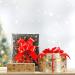 Nistar Christmas Cellophane Wrap Roll - 32 in x 100 ft Gold Gift Basket Wrap with 8 Bows - Extra Large Clear Wrapping Paper for Treats, Flowers, DIY Crafts - Holiday Christmas Gift Wrap (1 Pack) - Buy Online on GoSupps.com