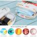 2pcs Period & Menstrual Cup Storage Bags with Zipper- Portable & Feminine Sanitary Napkin Pouch for Teen Girls & Women - Buy Online on GoSupps.com