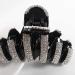 Rhinestone Hair Claw Clip for Women - Elegant Black Crystal Hairpin by Fodattm - Buy Online on GoSupps.com