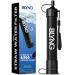 Survival Gear Straw Water Filter - Straw Filter for Healthy Drinking - Survival Water Filter Blocks 99.99% Microplastics, Backpacking Gear for Hiking, Biking & Camping, Survival Straw Water Purifier Black 1
