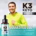 K3 Keto Drops for Weight Loss - Fat Burner & Metabolism Booster | Carb Blocker & Appetite Suppressant | Made in USA | 1 fl oz - Buy Online on GoSupps.com