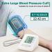 Upper Arm Blood Pressure Monitor with Extra Large Cuff - LCD Screen, Automatic Digital BP Machine for Home and Travel Use (Off-White) - Buy Online on GoSupps.com