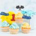 Maicaiffe Fase One Cupcake Toppers Race Car Birthday Cupcake Toppers 1st Birthday Baby Shower Party Dessert Decors Racing Party Decorations 24Pcs Glitter - Buy Online on GoSupps.com