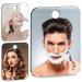 cyhqo Shower Mirror Fogless for Shaving Vanity Unbreakable Plexiglass Mirror for Men 2pcs Large (10.7x8) Inch large 2 Pack-10.7"x8"