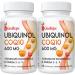 Ubiquinol COQ10 600 mg soft capsules with omega 3 6 9 and vitamin E 30 portions of Coenzyme Q10 (active shape) Supplement higher absorption (120 pieces) 60 (2 pack)