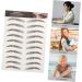 FOMIYES 54 Sheets Waterproof Eyebrow Stickers Make up Kit Natural Eyebrow Stickers False Eyebrows Cosmetics - Buy Online on GoSupps.com