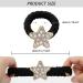 Crystal Rhinestone Elastic Hair Ties Black Diamond Ponytail Holder Set for Women and Girls | 12pcs-1 BlackSet1 - Buy Online on GoSupps.com