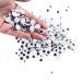 Mini Wiggle Eyes Black Small Plastic Round Moving Googly Eyes for Children School Classroom Arts & Crafts Models (500 Eyes)