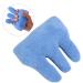 Finger Separator for Pain Relief & Comfortable Sleep | Soft Terrycloth Elastic Band | Light Blue Green & Orange | 12x12cm | One Size - Buy Online on GoSupps.com