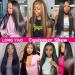LONG YAO 16 Inch Lace Front Human Hair Wig for Black Women - Pre Plucked Brazilian Straight 4x4 Closure Wig with Baby Hair - 9A Natural Black - Buy Online on GoSupps.com