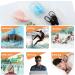 4 Pairs of Silicone Soundproof Earplugs with Rope & Storage Box - Noise Protection for Swimming & Hearing - Orange - Buy Online on GoSupps.com