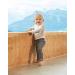 DILLING Baby Merino Ribbed Leggings - Organic Wool 92 Grey Melange - Buy Online on GoSupps.com