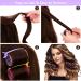 AiOiKi Hair Roller Set - 30 Pack Self Grip Velcro Rollers for Medium to Long Hair - 3 Sizes with Clips and Travel Bag - Purple Set - Buy Online on GoSupps.com