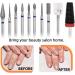 15Pce Nail Drill Bit Set with 1 Black 5 in 1 Ceramic Nail Drill Bit 3/32'' Ceramic Carbide Drill Bits for Nails Bits for Nail Drill for Acrylic Gel Nails Manicure Pedicure and Cuticle Remover - Buy Online on GoSupps.com