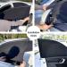 CGEAMDY 2-Part Car Window Blind - Universal Sun Protection UV Blocker with Zipper for Rear & Side Windows (52x60cm) - Buy Online on GoSupps.com