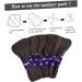 Reusable Cloth Menstrual Pads Set - Charcoal Washable Incontinence Towels, Light Purple - 1 Count - Buy Online on GoSupps.com