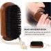 Nivaobi 3 Pcs Beard Brush and Comb Kit with Sandalwood Comb, Stainless Steel Scissors, and Boar Bristle Brush for Men's Grooming - Buy Online on GoSupps.com
