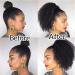 TEESONG Hair Chignon 8-30 Inch Afro Shaggy Drawstring Ponytail Hair Extensions Curly Clip-on Brazilian Real Hair for Black Women Ponytail Messy Bun Hair Piece (Size : 20 inch) - Buy Online on GoSupps.com