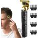 Men Hair Clippers Men Professional Beard Trimmer Body Hair Trimmer and Groomer T-Bla-Trimmer Zero Gapped Beard Shaver with 4 Limit Combs Haircut Beard Trimmer & Grooming Kit for Men Black - Buy Online on GoSupps.com