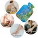 Naanle 2L Transparent Hot Water Bottle - Large Pfauenfedern Design for Heat & Cold Therapy | Ideal for Pain Relief & Comfort - Buy Online on GoSupps.com