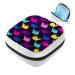 GIAPB Sanitary Napkin Storage Bag Period Bag Tampon Bag Makeup Bag Pad Pouch Colorful Whale Background Color2775