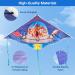 Coqoyo Dragon Kids Kite - Cute Cartoon Anime Design for Beach & Outdoor Fun | Perfect for Ages 3+ | Dog Patrol & Insliner Flight with Handle & Lines - Buy Online on GoSupps.com