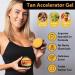 Summer Tanning Cream | 3.04 Oz Leg Darkening Cream | Beach Holiday Bronzed Skin Natural Sun Tanner | Bronzing Tanning Body Butter For Enhancing Flash Skin Tone - Buy Online on GoSupps.com