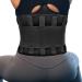 RiptGear Back Brace for Back Pain Relief and Support for Lower Back Pain - Lumbar Support and Back Pain Relief - Lumbar Brace and Back Support Belt for Men and Women - Black (Large) Black Large (Pack of 1)