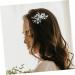 Angoily Bridal Hair Comb Clip Hair Accessories Tiara Wedding Hair Side Comb Flower Rhinestone Hair Comb Flower Hair Comb Wedding Hair Comb Hand Drill Bride Rhinestones Zinc Alloy - Buy Online on GoSupps.com