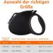 Amazon Basics Retractable Dog Leash - Small Black | Durable Ergonomic & Perfect for Travel - International Shipping Available - Buy Online on GoSupps.com