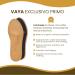 Vaya Exclusivo Primo Orthopedic Insoles for Flat Feet & Hallux Valgus Activated Carbon Size 44 - Buy Online on GoSupps.com