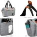 SONARIN Baby Nappy Changing Bag with Insulated Pocket Satchel Waterproof Large Capacity Stylish and Durable Light Gray - Buy Online on GoSupps.com