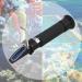 AUTOUTLET Salinity Refractometer - Dual Scale 0-100 & 1.000-1.070 Specific Gravity, ATC, Saltwater Tester for Aquarium, Seawater, Fish Tank - Blue - Buy Online on GoSupps.com