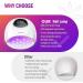 82W UV Nail Lamp - Quick Curing LED Light for Gel Nails with Auto Sensor 3 Timers & LCD Display - Professional Gel Polish Dryer for Home & Salon - Buy Online on GoSupps.com
