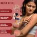 Alo evera Sandalwood Hibiscus Body Scrub | Lightens Dark Area like Neck & Elbows | Smoothen Bumpy Legs & Hands | Remove Dead Skin | Enriched with Pearl Paste Orange Peel Rose | 100gm - Buy Online on GoSupps.com