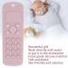 Portable Remote Control Baby Teething Toy for Gum Relief - Rose Pink - Buy Online on GoSupps.com