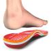 220lbs+ Arch Support Insoles for Plantar Fasciitis Relief | Comfort Shoe Inserts for Men & Women | Durable Orthotic Insoles for Flat Feet & Heel Spur | 290MM Size - Yunshan Red - Buy Online on GoSupps.com