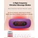 Portable Cordless Electric Heating Pad - 4 Heat Levels, 4 Massage Modes, Fast Heating Belly Wrap Belt - Auto Shut Off - Purple - Buy Online on GoSupps.com