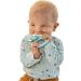 SES Creative 13163 Eli the Elephant Teething Ring - 100% Natural Rubber Multi-Color | Safe & Soft Baby Tooth Toy - Buy Online on GoSupps.com