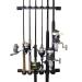 Rush Creek Creations All Weather Fishing Rod Storage Wall, Ceiling, or Garage Rack, ABS Plastic 6 Rod
