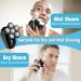 6-in-1 Electric Head Shaver for Bald Men | Waterproof Skull Shaver for Men | Cordless Rechargeable Rotary Shaver - Buy Online on GoSupps.com