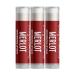 Delight Naturals Merlot Wine Lip Flavored Balm - Three Pack - NOT TINTED 1 Count (Pack of 3)
