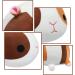 Hamster Plush Toy 19.6in - Stuffed Animals Cuddly Throw Pillow Cushion Doll - Multicoloured Bedroom Decor - Buy Online on GoSupps.com