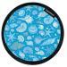 Retailage de sable de plage dissolvant de sable en poudre de plage - Sable imperm able portable essuyer les gants | Place de nettoyage de poudre de Soft r utilisable pour un retrait des pieds d Bleu 1 unit (Lot de 1)
