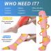 Shop Actinput Compression Stockings for Men & Women - 4 Pairs Colorful Support Socks for Sports Travel & Nursing - Rosa L-XL - Buy Online on GoSupps.com
