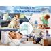 3 Speeds Portable Air Conditioner Fan | 7 Colors Night Light | 700ml Water Tank | 12 H Timing | Evaporative Personal Cooler - Buy Online on GoSupps.com
