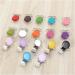 LIXBD 17pcs Round Metal Pacifier Clips | Durable Metal Holder Clips for Pacifiers & Dummies - International Shipping Available - Buy Online on GoSupps.com