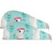 White Llamas Teal Hair Towel 2 Pack - Super Absorbent Quick Dry Hair Turbans for Women & Girls - Buy Online on GoSupps.com