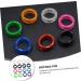 Buy Minkissy 16PC Scissors Silicone Finger Rings | Thumb & Finger Protection for Hairdressers | Premium Scissor Accessories - Buy Online on GoSupps.com